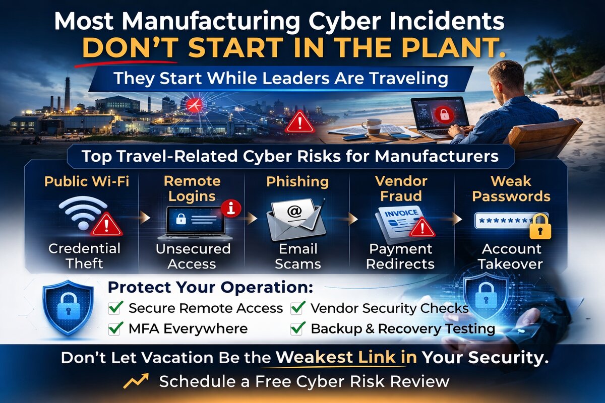 Spring Break Cybersecurity Risks Every Furniture Manufacturer Should Know